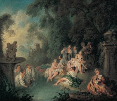 Bathers by Jean Baptiste Pater